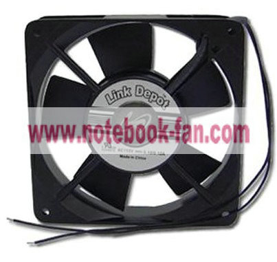 Link Depot FAN-AC-1225B 120mmx120mmx25mm Ball Bearing AC Fan